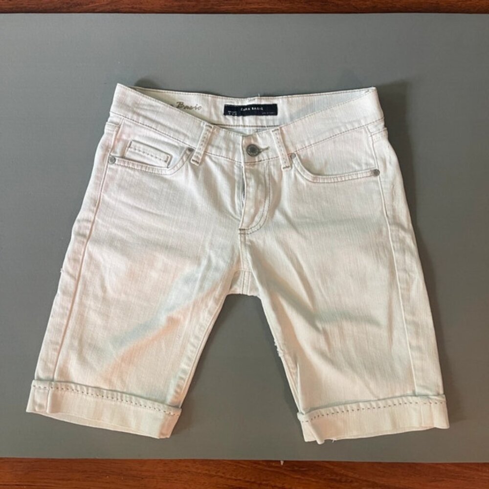 Denim Bermuda Shorts